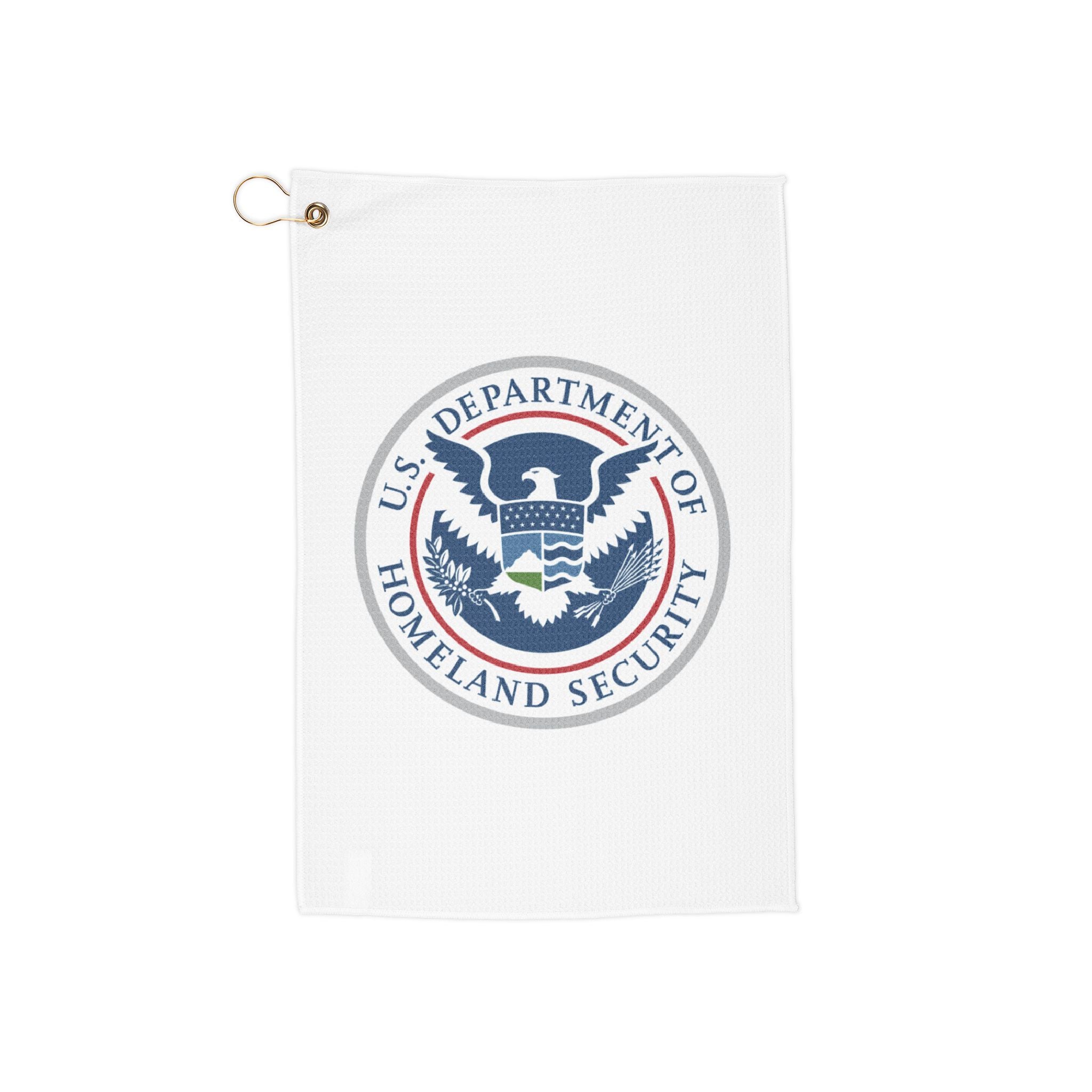 Homeland Security Golf Towel - US Department Seal Golf Accessory