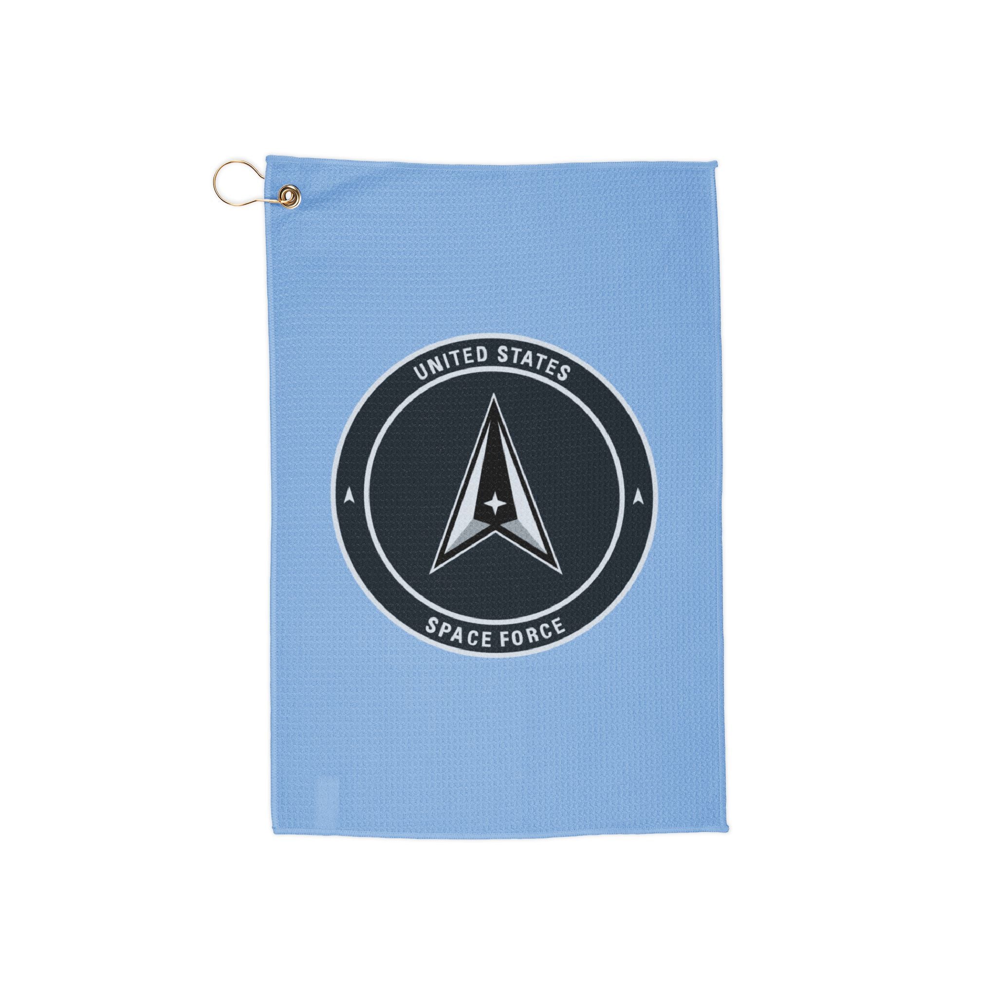 United States Space Force Golf Towel –Logo Club Towel with Grommet & Clip