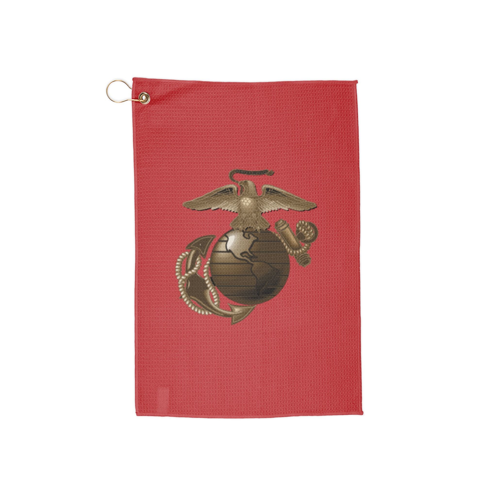 USMC Emblem Golf Towel –
