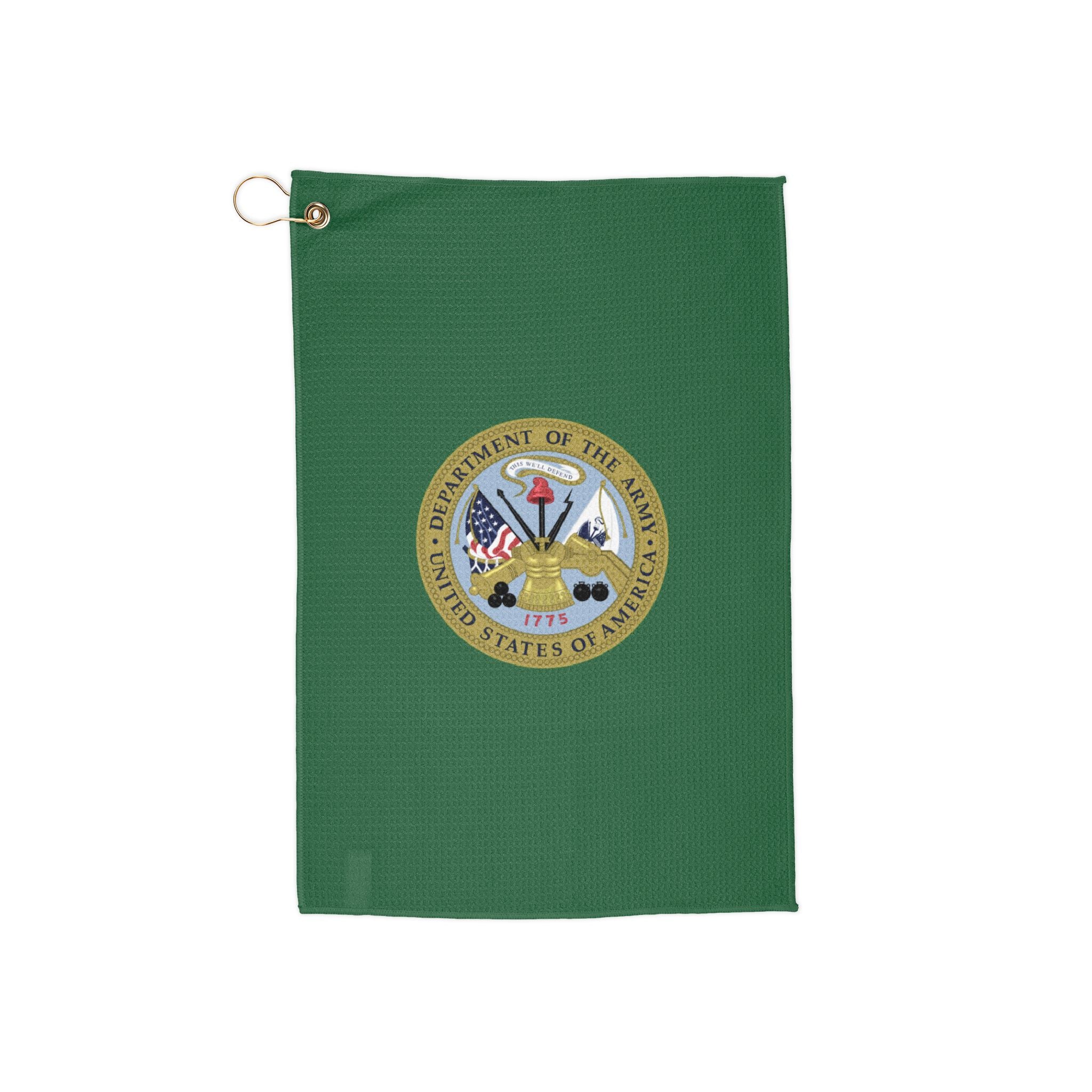 US Army  Golf Towel — Microfiber Clip-On Golfing Towel